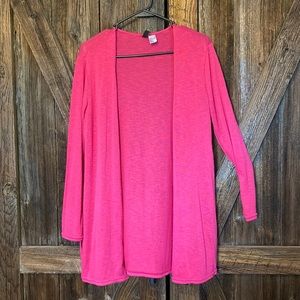 Pink cardigan